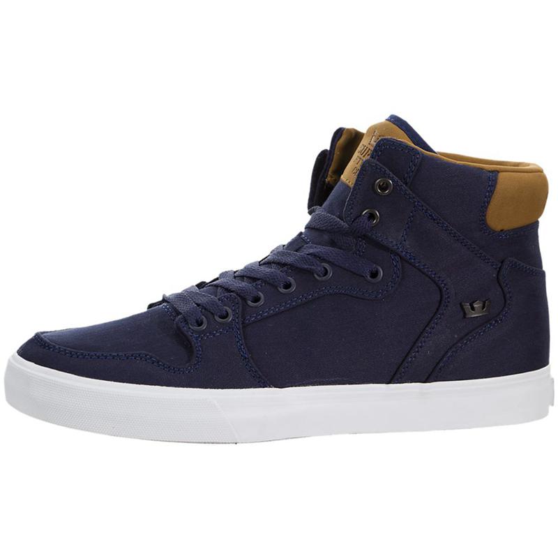 Zapatillas Altas Supra Argentina Hombre - VAIDER Azul Marino (YMFGD-8759)